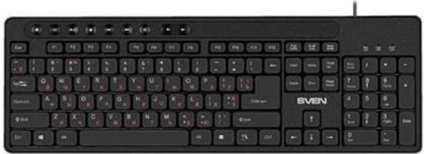 Keyboard KB-C3060 (black) - Gamingtastatur - Svart