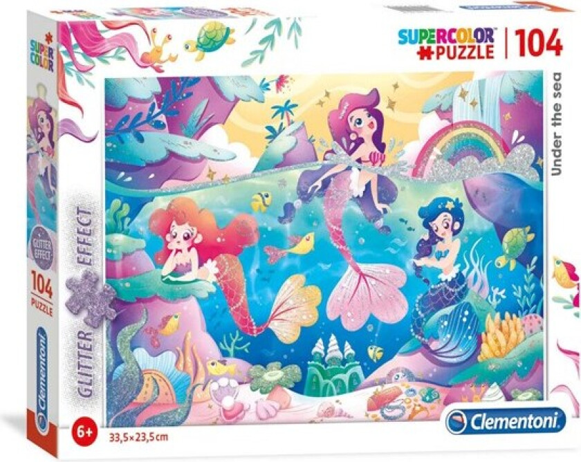 Glitter Underwater World Puzzle 104st.