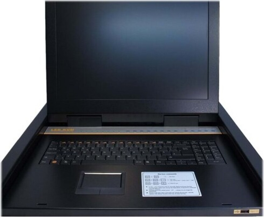 17" Inter-Tech KVM-1708 LED - Skjerm