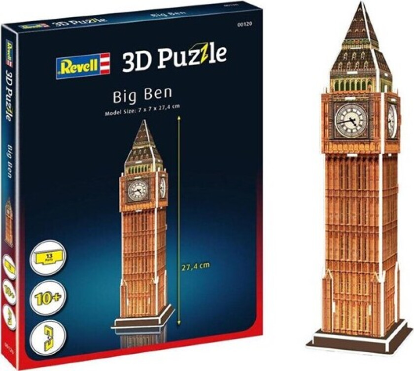 3D Puzzle Building Kit - Big Ben 3D Puslespill