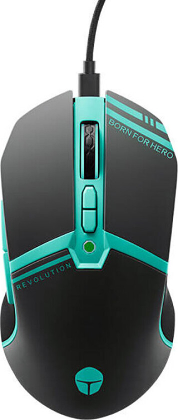 Bilde av Dual-Modes Gaming mouse ML703 (black) - LED - 8 - Svart