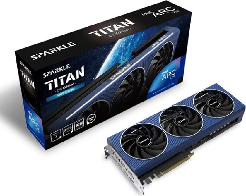 Arc A770 Titan OC - 16GB GDDR6 RAM - Grafikkort