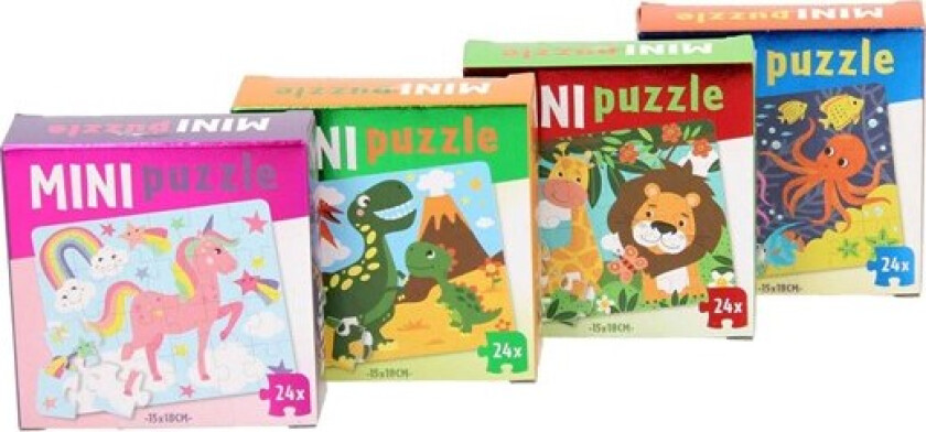 Mini Puzzle Various 24pcs. (Assorted) Tilbehør