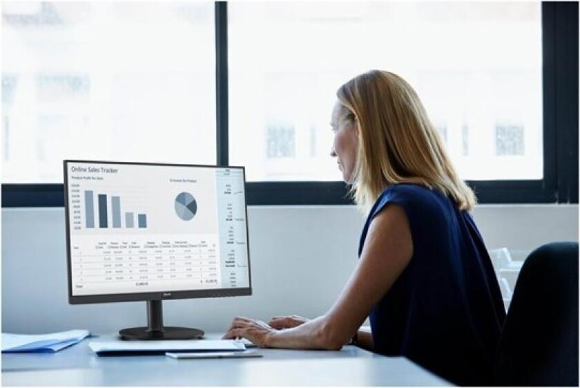 24" Philips V-line 241V8LAB - LED monitor - Full HD (1080p) - 24" - 4 ms - Skjerm