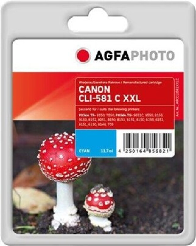 Photo - XXL size - cyan - compatible - remanufactured - ink cartridge - Blekkpatron Blå