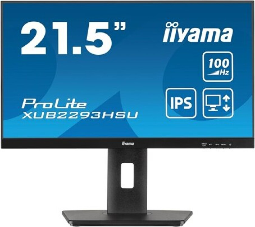 22" iiyama ProLite XUB2293HSU-B6 - LED monitor - Full HD (1080p) - 22" - 1 ms - Skjerm