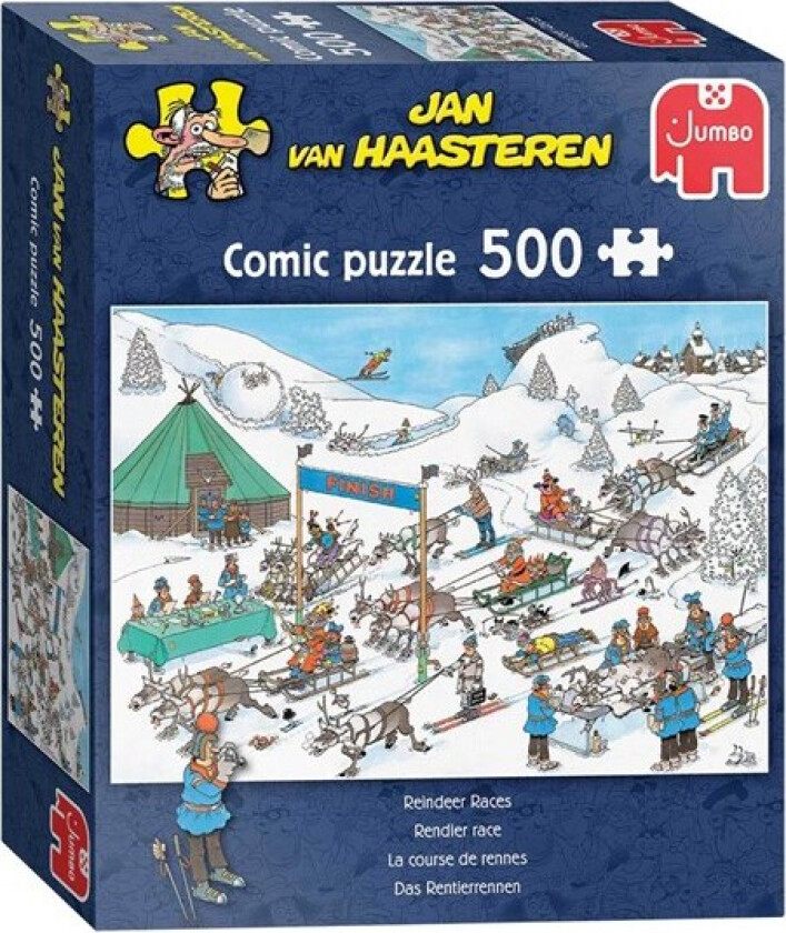 Puzzle Jan van Haasteren - Reindeer Races (500 pcs)