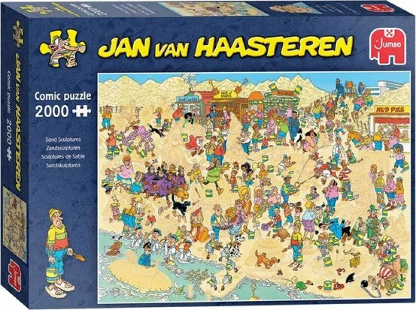 Puzzle Jan van Haasteren - Sand Sculptures (2000 pcs)