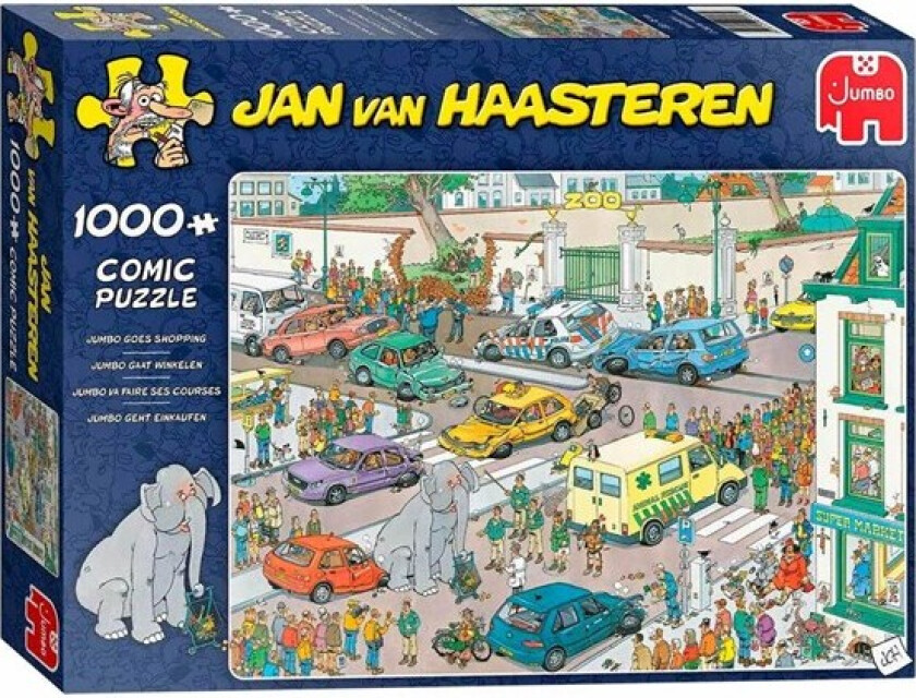 Puzzle Jan van Haasteren - Goes Shopping (1000 pcs)