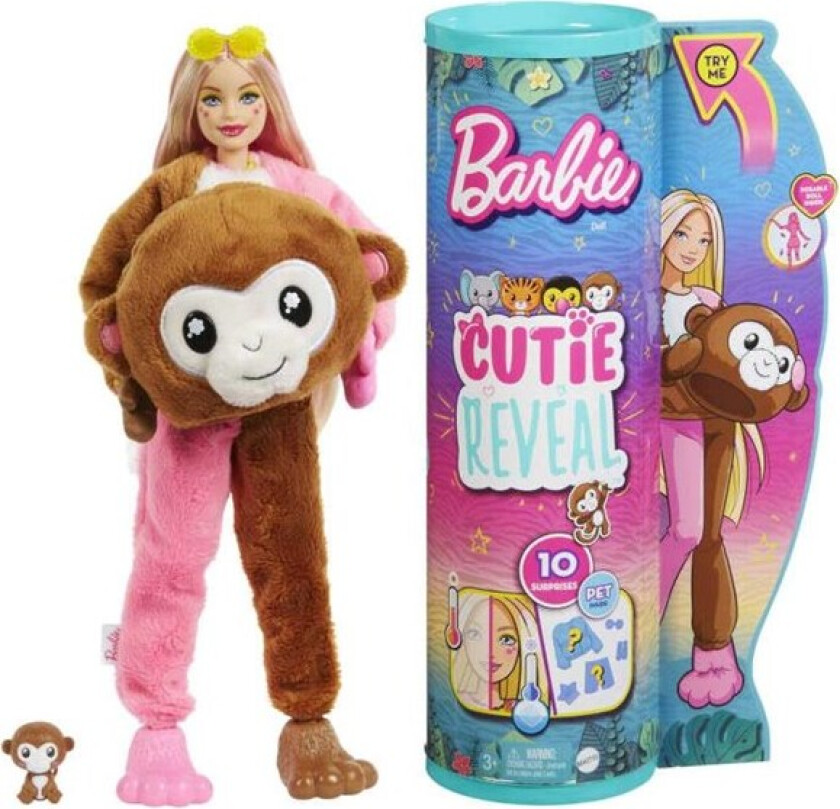 Cutie Reveal Jungle Series Monkey Doll 30cm