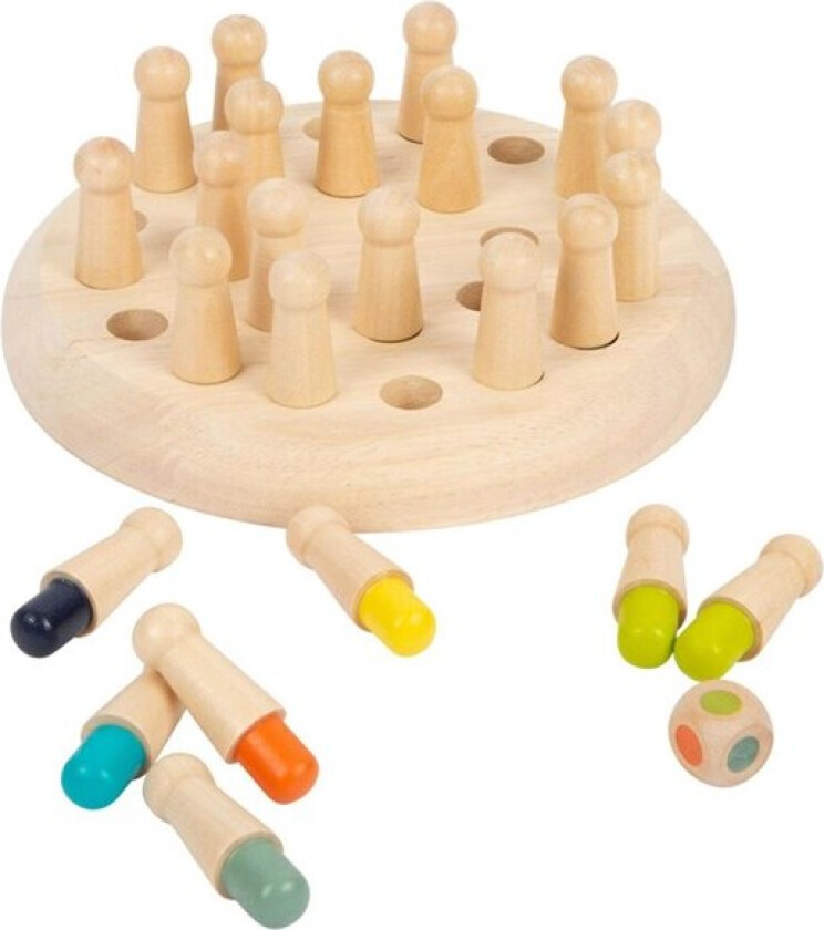 - Wooden Color Memo Game