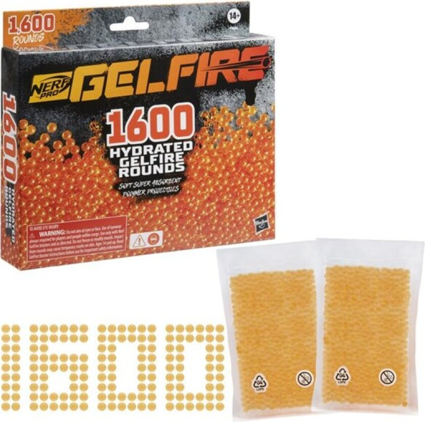 NERF - 1600 Hydrated Gelfire Rounds