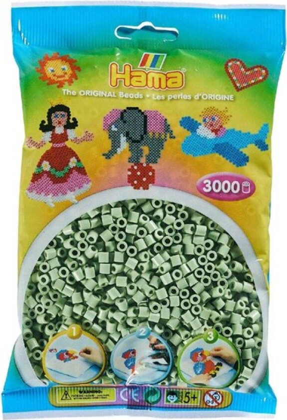 Fuse Beads - Eucalyptus 3000pcs.