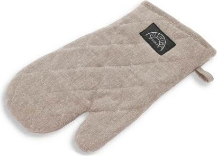 Grill glove recycle 33 x 18 cm Fungi brown