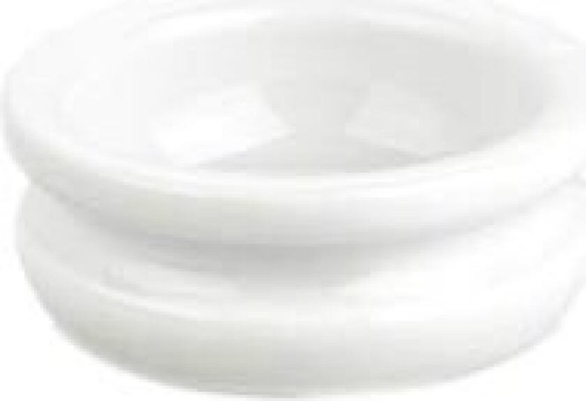 Butter dish 3 cl Serie Originale 6.5 cm White