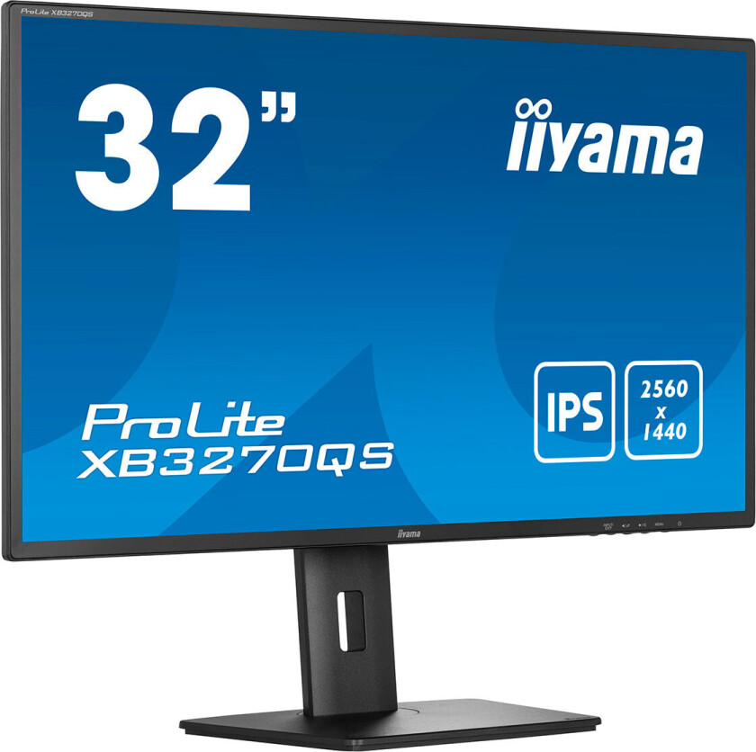 31.5" iiyama ProLite XB3270QS-B5 - LED monitor - 31.5" - 4 ms - Skjerm