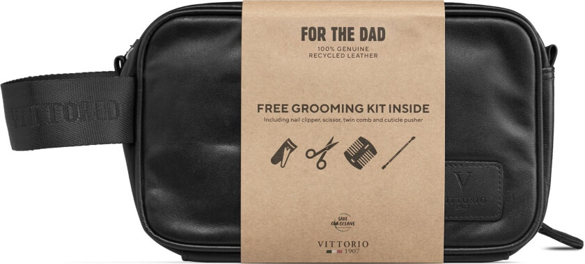 Sustainable toiletry bag including products