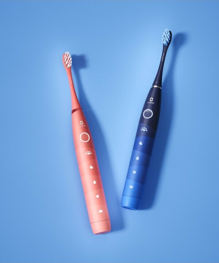 Elektrisk tannbørste Find Dou Set red/blue