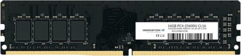- DDR4 - module - 16 GB - DIMM 288-pin - 3200 MHz / PC4-25600