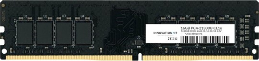 - DDR4 - module - 16 GB - DIMM 288-pin - 2666 MHz / PC4-21328