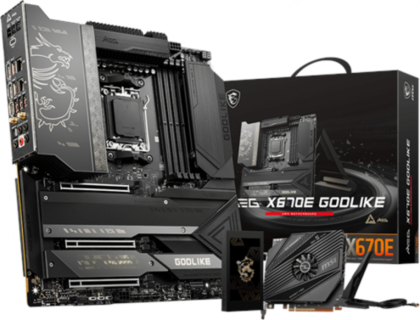 MEG X670E GODLIKE Hovedkort - AMD X670E - AMD AM5 socket - DDR5 RAM - Extended ATX