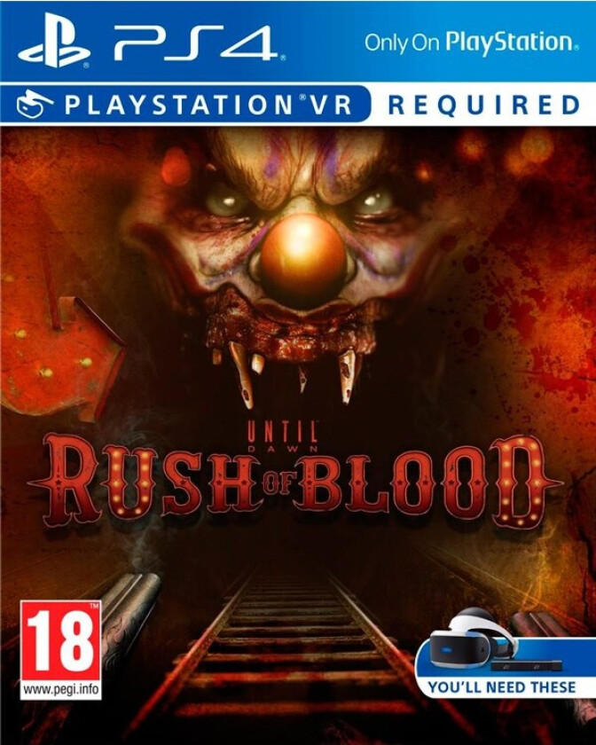 Until Dawn: Rush of Blood - Sony PlayStation 4 - Virtual Reality