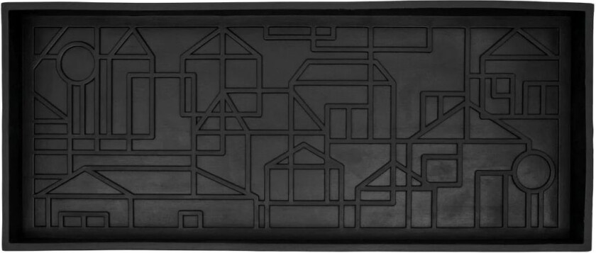 gummigulvteppe med kant Villastad, 36x85 cm