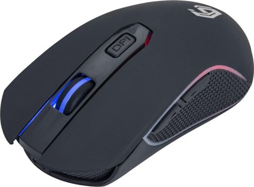 "Firebolt" - mouse - 2.4 GHz - black - Mus - Optisk - 6 - Svart