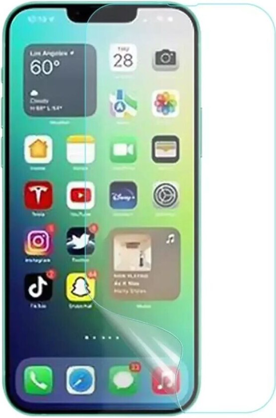 iPhone 14 Plus / 13 Pro Max Skjermbeskytter - Gjennomsiktig