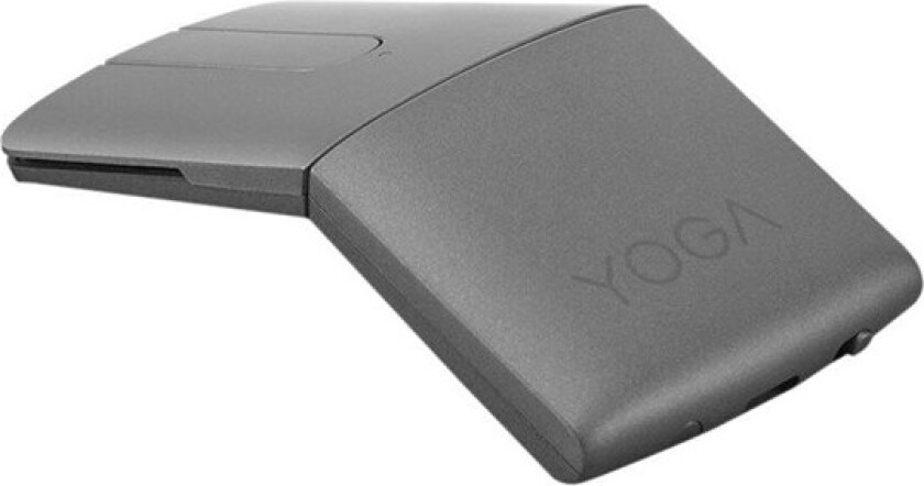 Yoga Mouse with Laser Presenter - mouse / remote control - 2.4 GHz Bluetooth 5.0 - iron grey - Mus / Fjernkontroll - Optisk - 4 - Grå