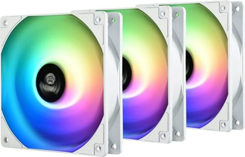 HF120 - Kabinettvifte - 120mm - Hvit