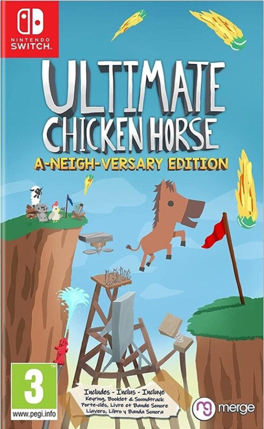 Ultimate Chicken Horse: A-Neigh-Versary Edition - Nintendo Switch - Platformer