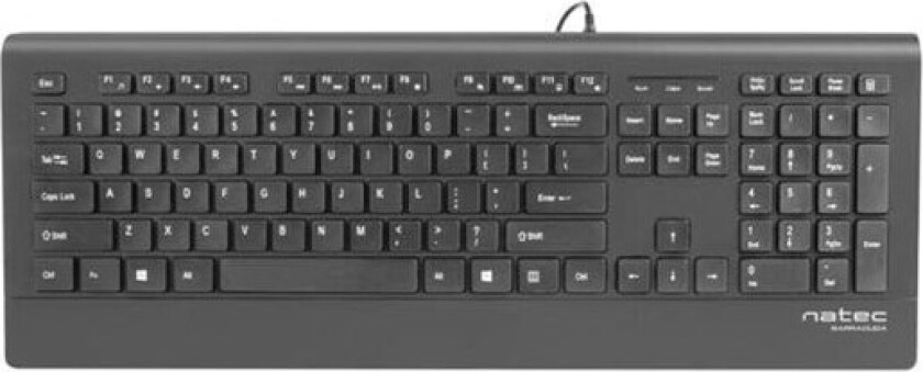 Barracuda - keyboard - US - black - Tastatur - Amerikansk Engelsk - Svart