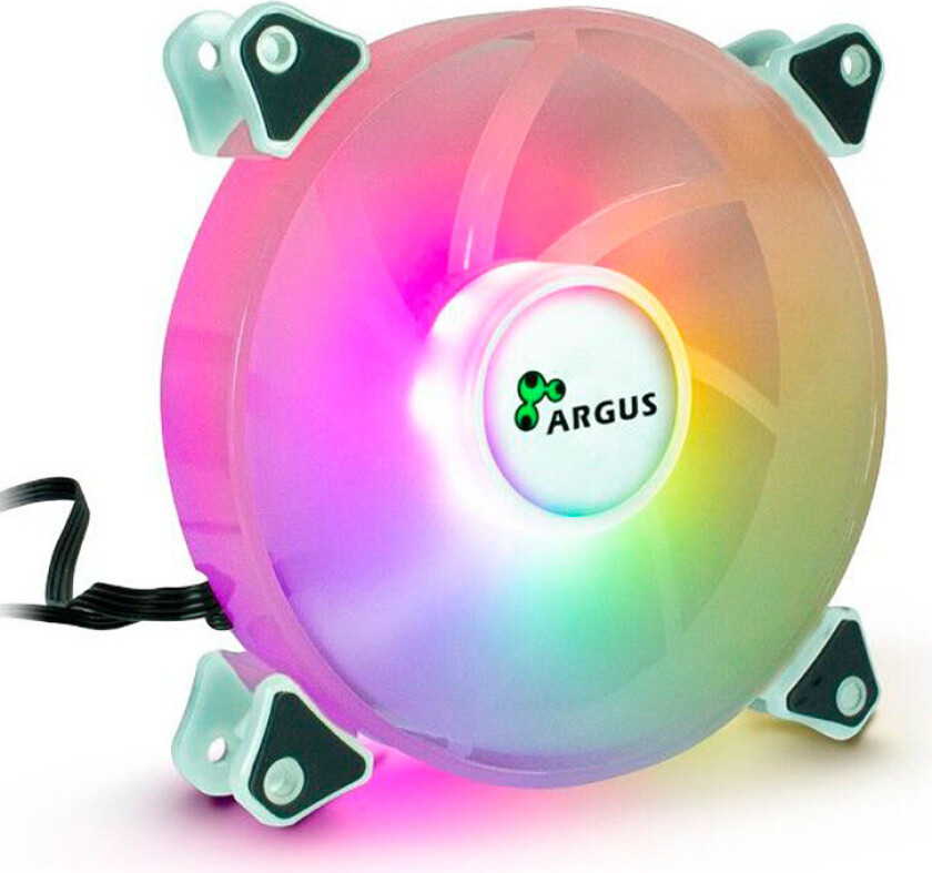 Argus RS-061 RGB - Kabinettvifte - 120mm - Hvit