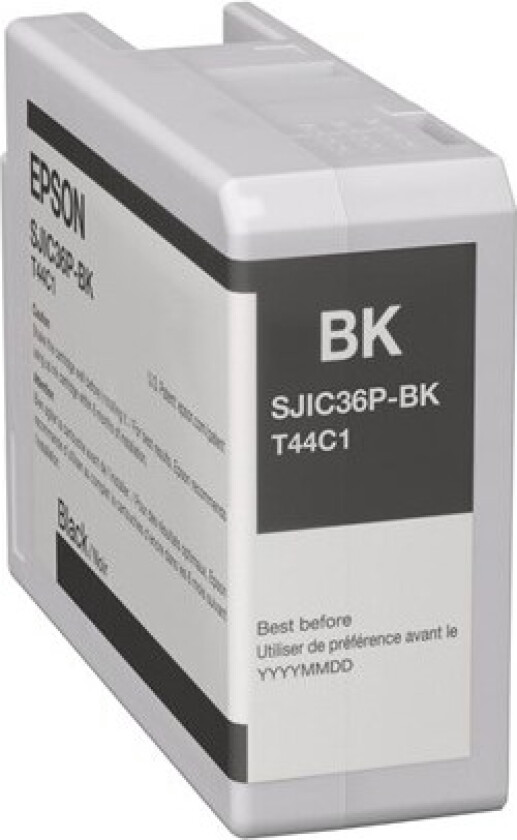 SJIC36P(K) - black - original - ink cartridge - Blekkpatron Svart