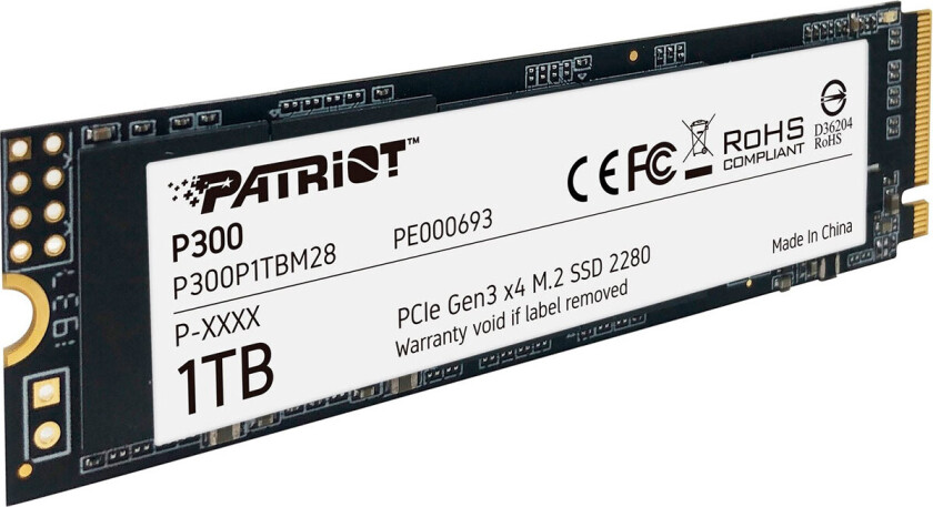 P300 SSD - 1TB - M.2 2280 - PCIe 3.0