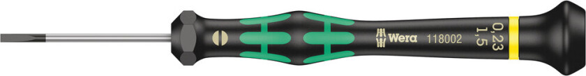 2035 Screwdriver for slotted screws for electronic applications 0.23 x 1.5 mm