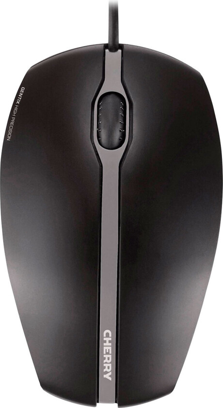 GENTIX Corded Optical Mouse - Mus - Optisk - 3 knapper - Svart