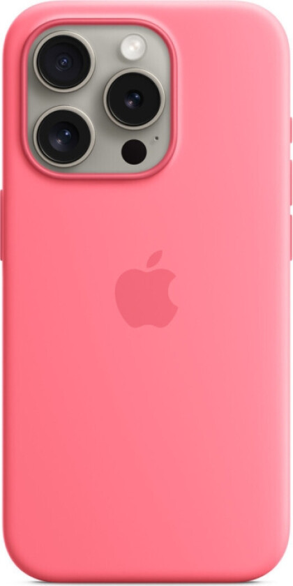 Silicone Case With Magsafe Iphone 15 Pro Rosa