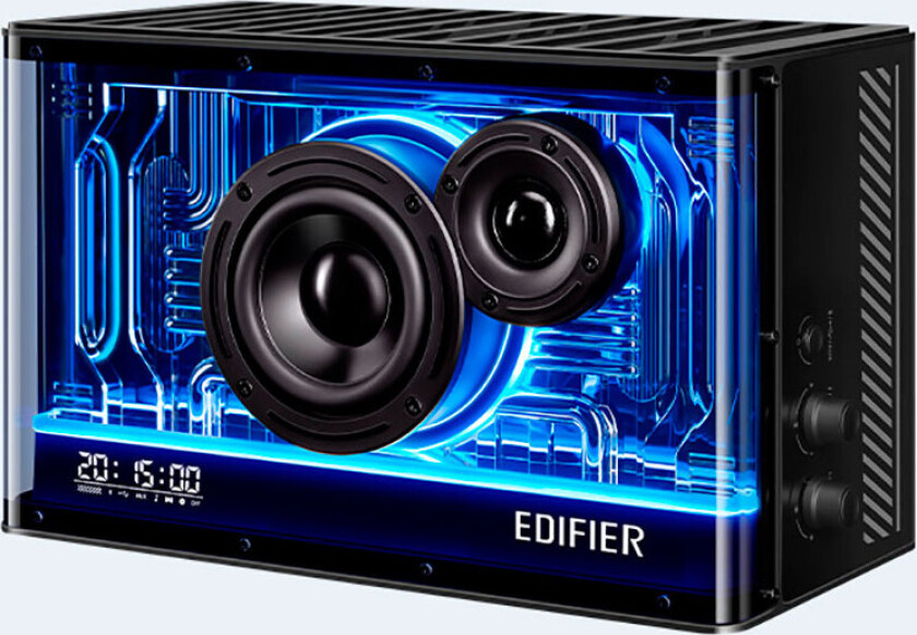 QD35 Tabletop Bluetooth Speaker with GaN charger - Black