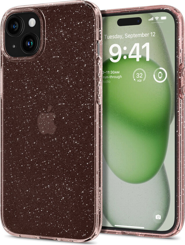 Liquid Crystal Glitter - back cover for mobile phone