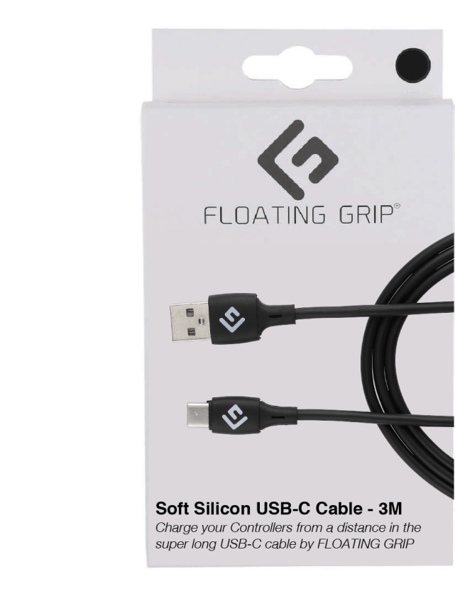 3M SILICONE USB-C CABLE - BLACK