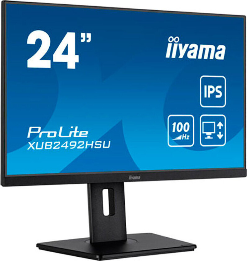 24" iiyama ProLite XUB2492HSU-B6 - LED monitor - Full HD (1080p) - 24" - 1 ms - Skjerm