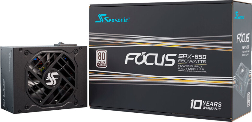 FOCUS SPX 650 Strømforsyning (PSU) - 650 Watt - 92 mm - 80 Plus Platinum sertifisert