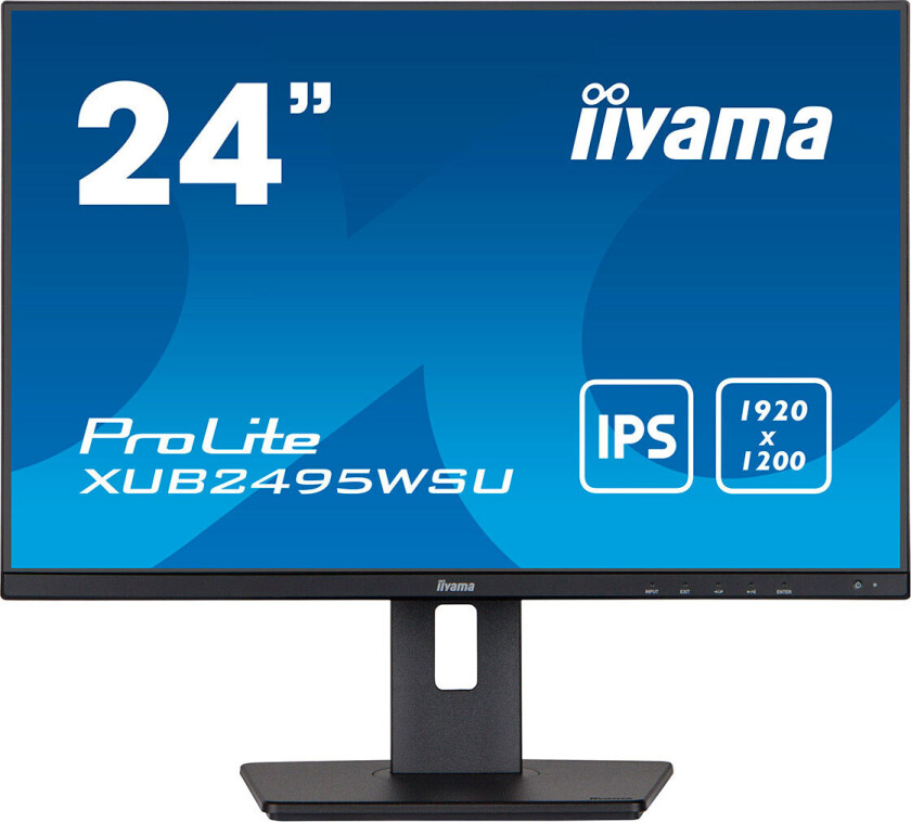 24" iiyama ProLite XUB2495WSU-B5 - LCD monitor - 24" - 5 ms - Skjerm