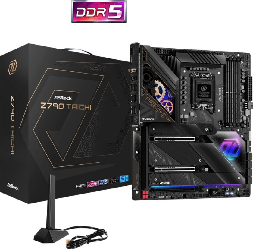 Z790 Taichi Hovedkort - Intel Z790 - Intel LGA1700 socket - DDR5 RAM - Extended ATX