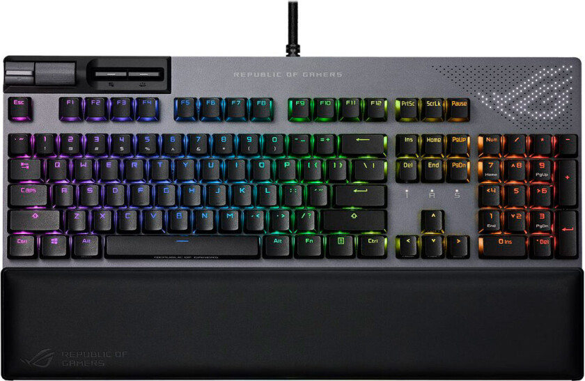 ROG STRIX FLARE II - RED NX - ND - Gamingtastatur - Nordisk - Svart