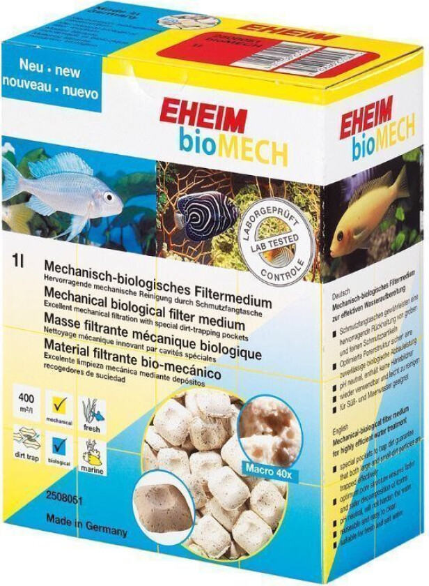 bioMECH 710g - very efficient mechanical + biological filter media