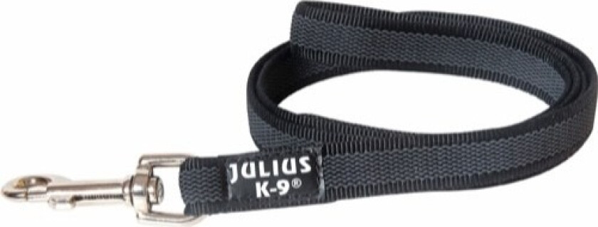 C&G - Super-grip leash black/grey 20mm/1.0m with handle