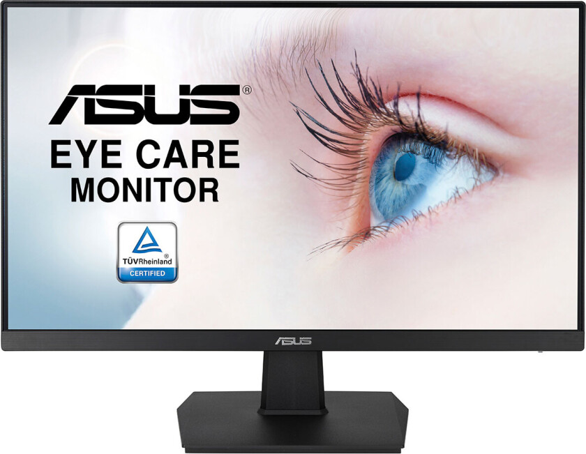 24" ASUS VA24ECE - 1920x1080 (FHD) - 75Hz - IPS - 15W USB-C - 5 ms - Skjerm